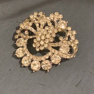 Crystal Brooch